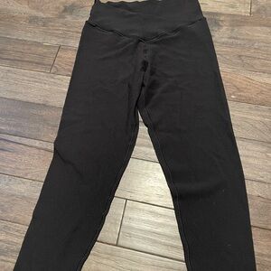 Aerie black cropped leggings NWOT